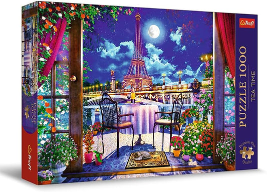 Trefl Premium Plus 1000 piece Parisian Moonlight puzzle available at MJ BoardGames Lebanon