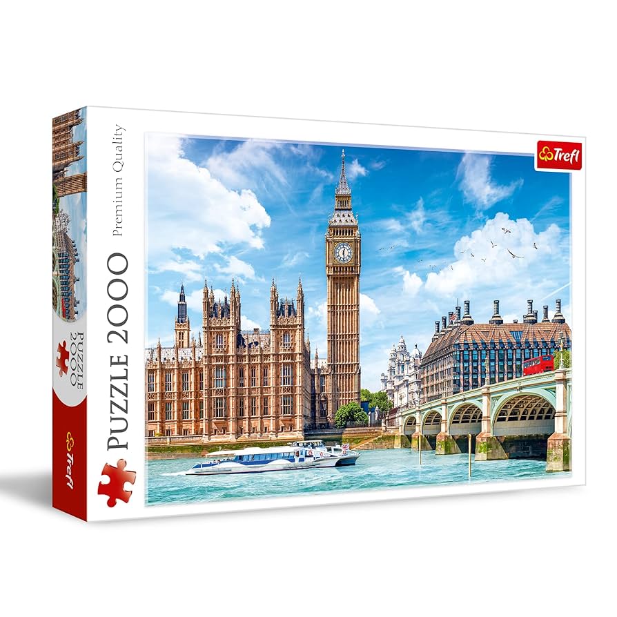 Trefl Red 2000 piece Big Ben London England puzzle available at MJ BoardGames Lebanon