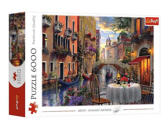 Trefl Red 6000 piece Romantic Supper scenic puzzle available at MJ BoardGames Lebanon
