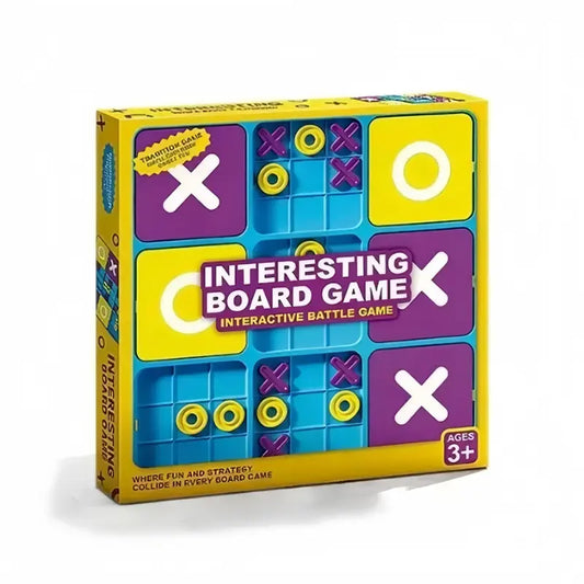 Ultimate Tic Tac Toe strategy board game with multiple grids and advanced gameplay for families and friends.