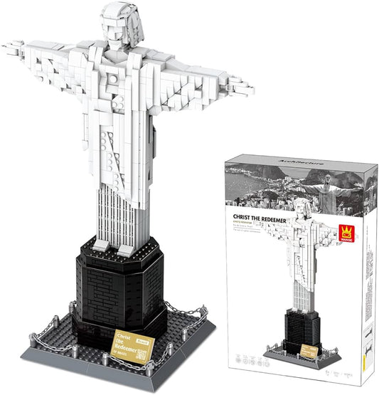 Wange Christ the Redeemer Rio de Janeiro Brazil 973 piece building blocks set available at MJ BoardGames Lebanon
