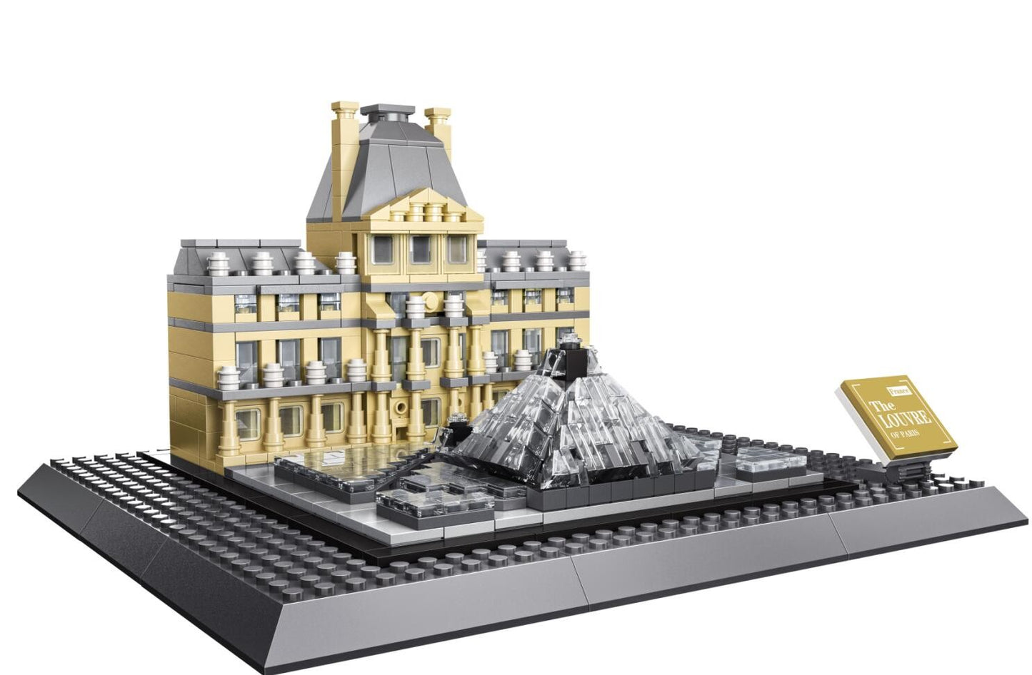 Wange Musée du Louvre Paris France 785 piece building blocks set 24x27.5x15 cm available at MJ BoardGames Lebanon