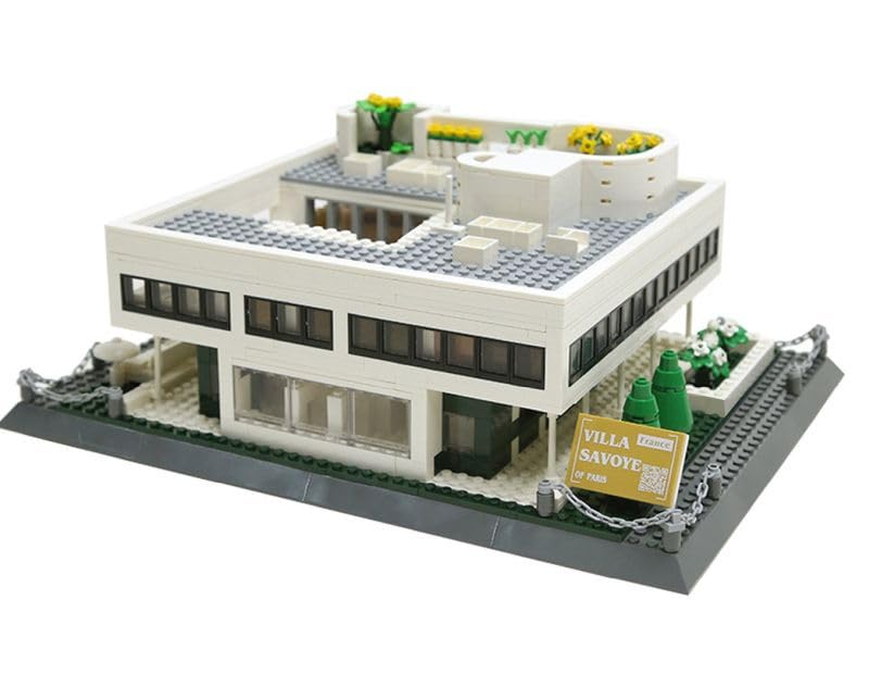 Wange Villa Savoye Paris France 1226 piece building blocks set available at MJ BoardGames Lebanon