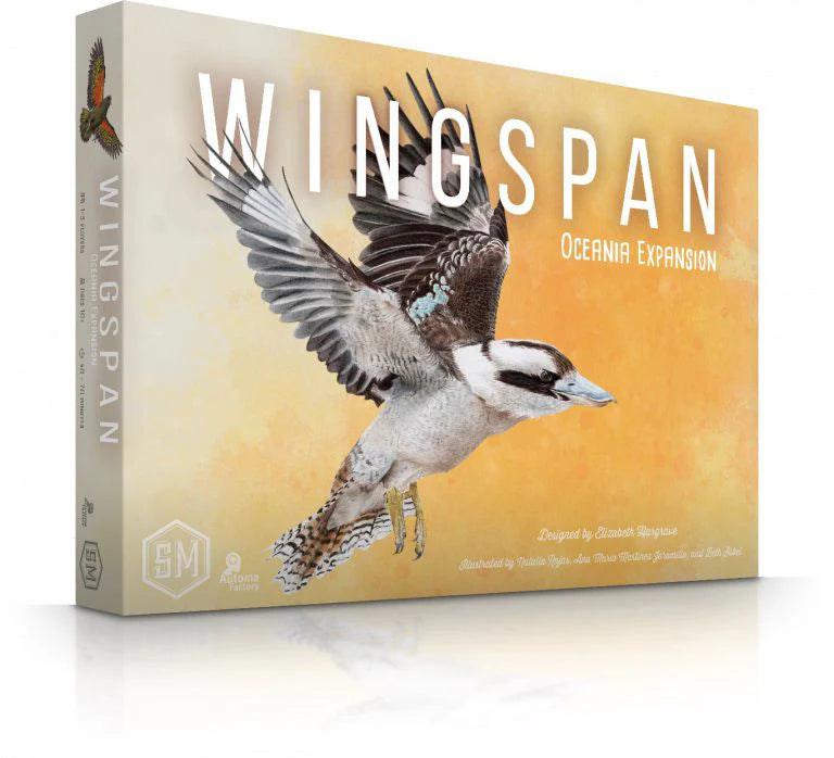 Wingspan Oceania expansion board game with new birds and habitats available at MJ Board Games Lebanon