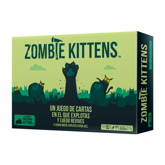 Zombie Kittens card game undead edition from Exploding Kittens available at MJ Board Games Lebanon