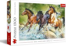 TREFL puzzle horses, MJ Boardgames lebanon, jigsaw puzzle, puzzle games