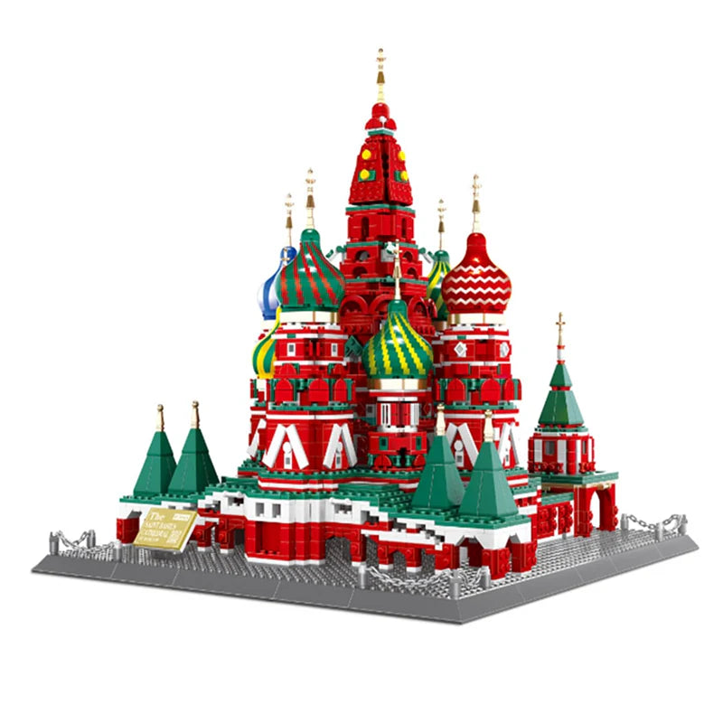 Wange Building Blocks – Saint Basil’s Cathedral, Moscow, Russia (3213 Pieces)