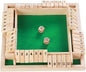 shut the box, MJ Board Games LEBANON, Board Games, Card Games, Jeux de Societe, tabletop games